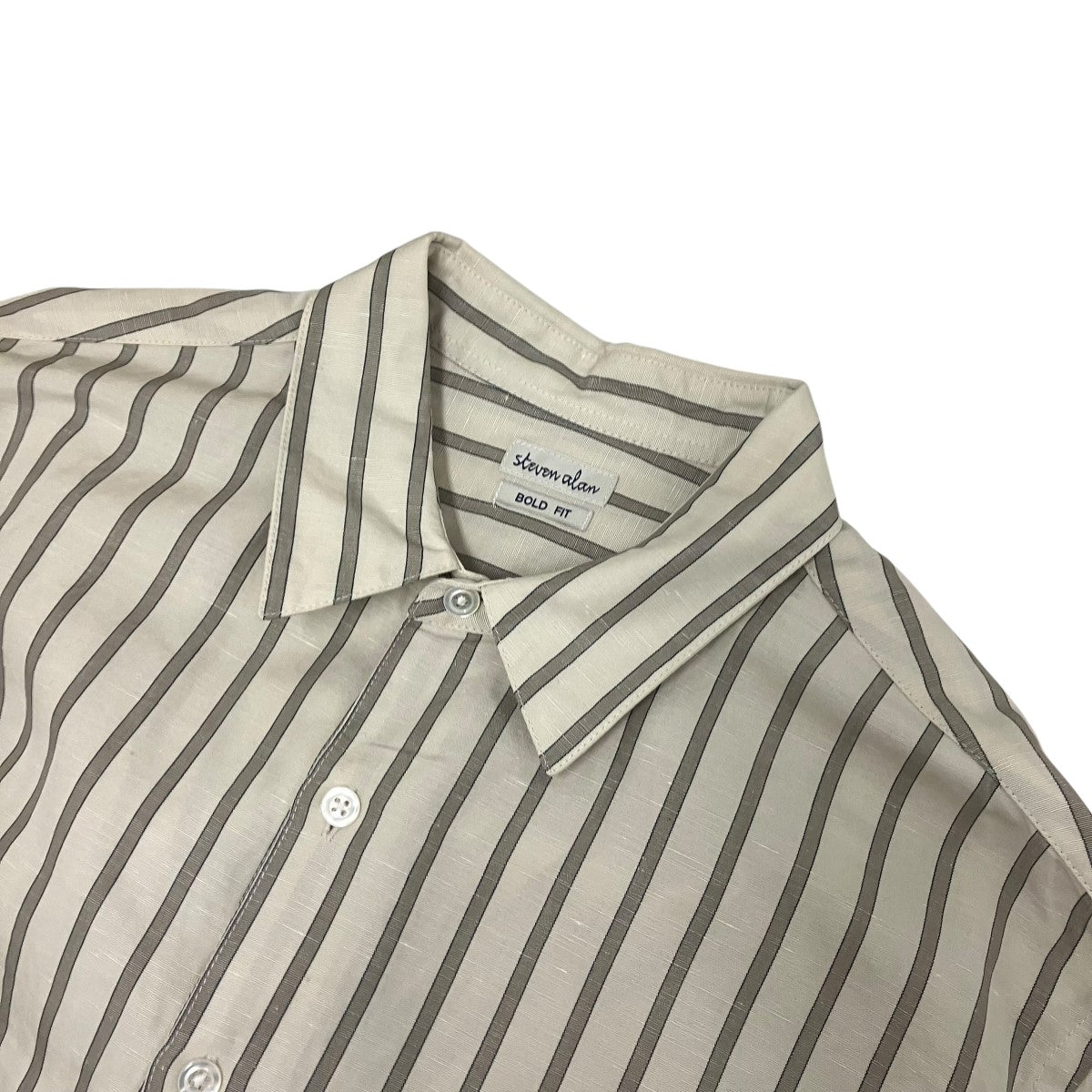 steven alan ストライプシャツ8111-218-0539 古着・中古-5枚目のアイテム画像