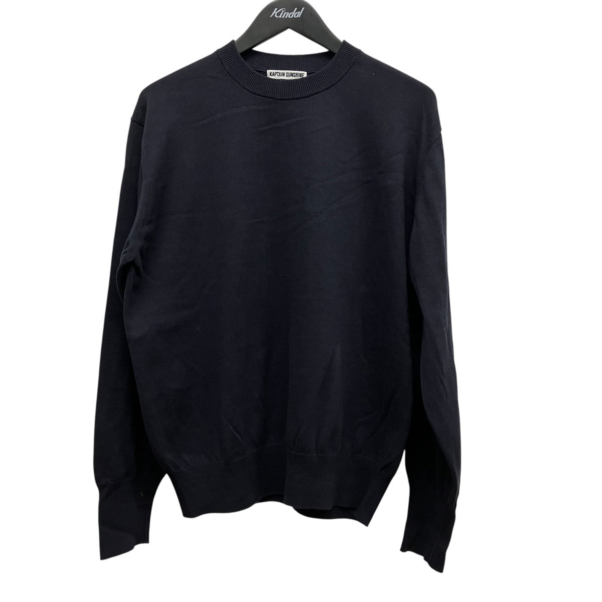 「Cotton Knit Crewneck Pullover」スウェットトレーナー