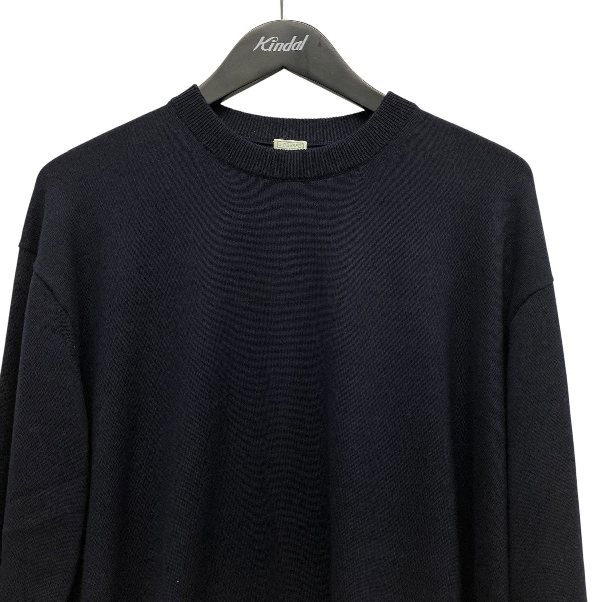 「L S Knit T-Shirt」クルーネックニット