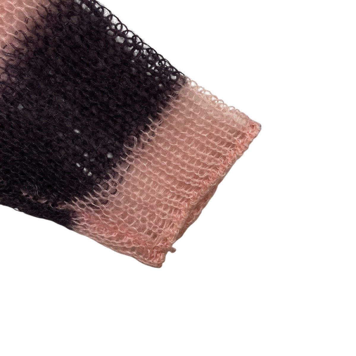 23AWpatchwork knit topsメッシュボーダーニット0423030503