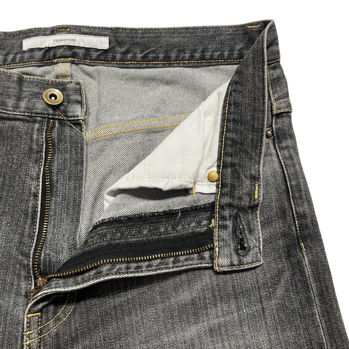 FRAMeWORK ダメージ加工デニムパンツ24-030-220-3091-2-0 古着・中古-5枚目のアイテム画像
