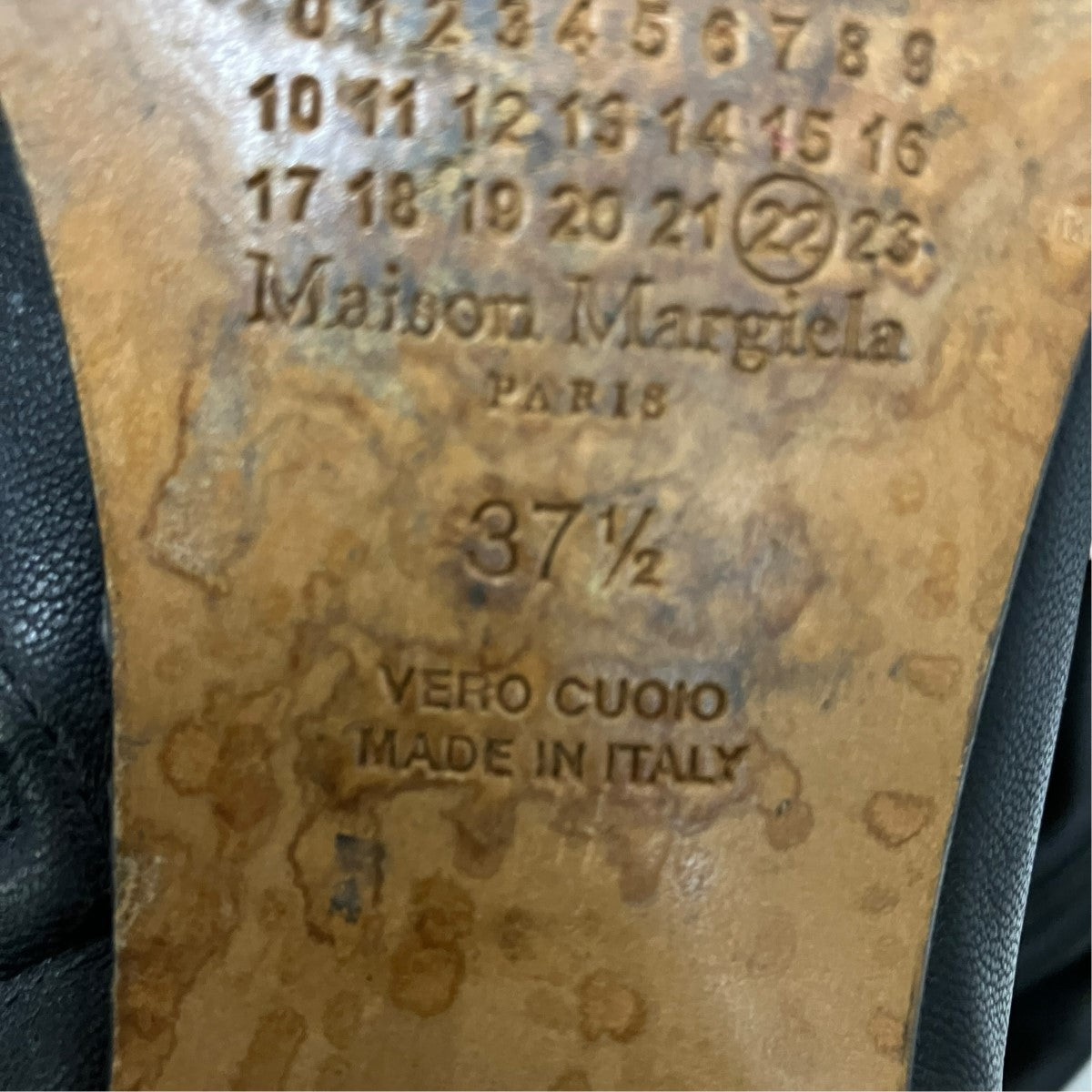 Maison Margiela ニーハイロング足袋ブーツ 古着・中古-6枚目のアイテム画像