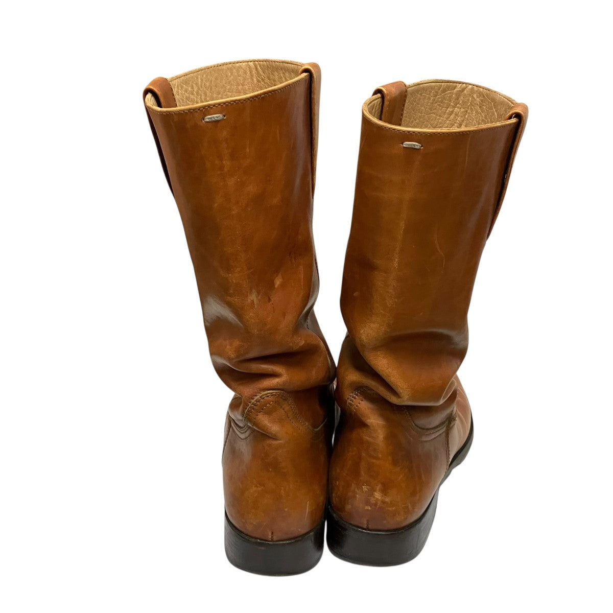 Maison Margiela レザーブーツ 古着・中古-4枚目のアイテム画像