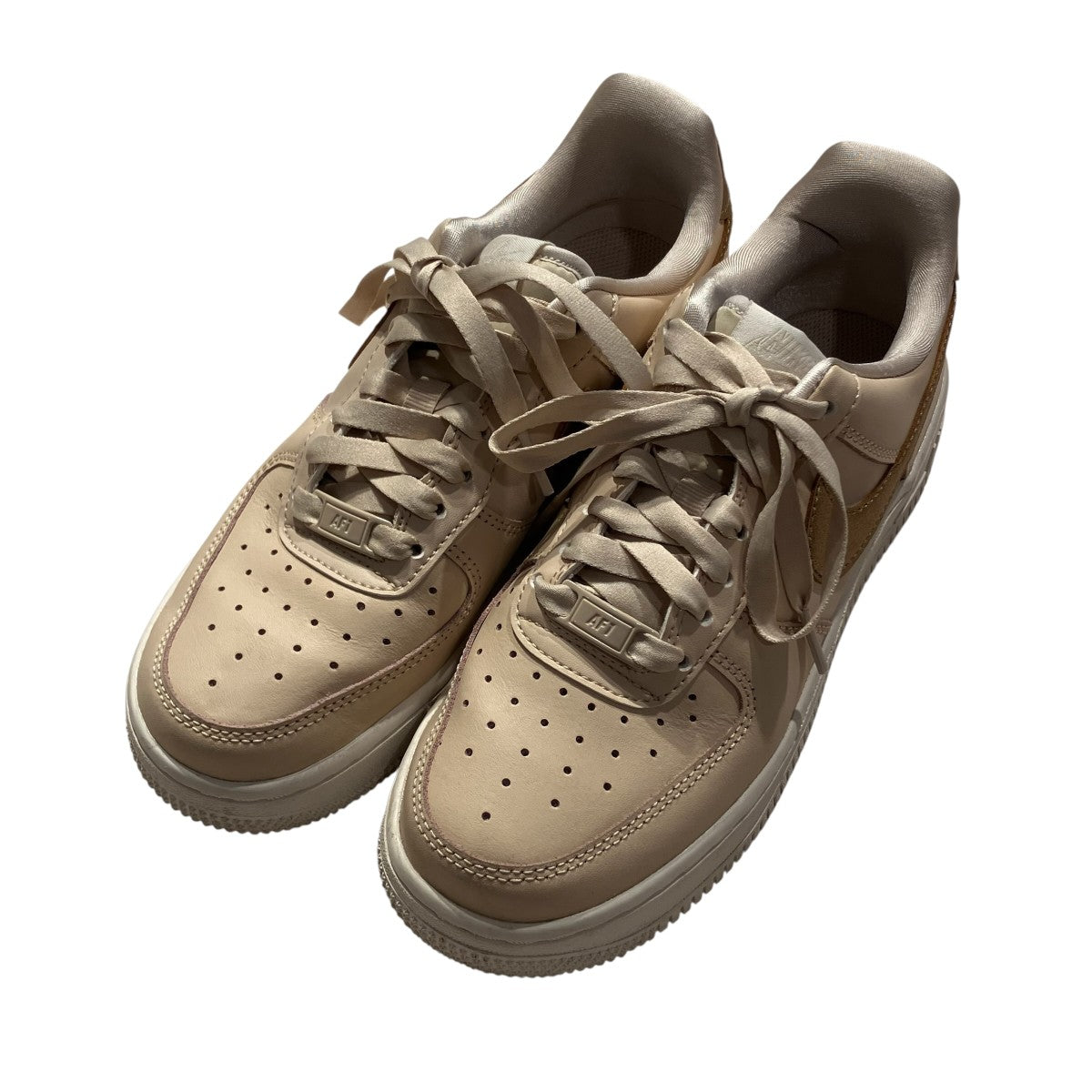 W AIR FORCE 1 ’07 サンドドリフト ファントム メタリックゴールド厚底スニーカーDQ7569-102