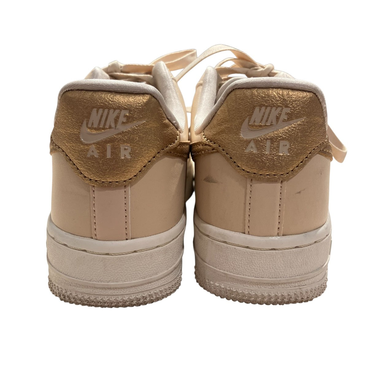 W AIR FORCE 1 ’07 サンドドリフト ファントム メタリックゴールド厚底スニーカーDQ7569-102
