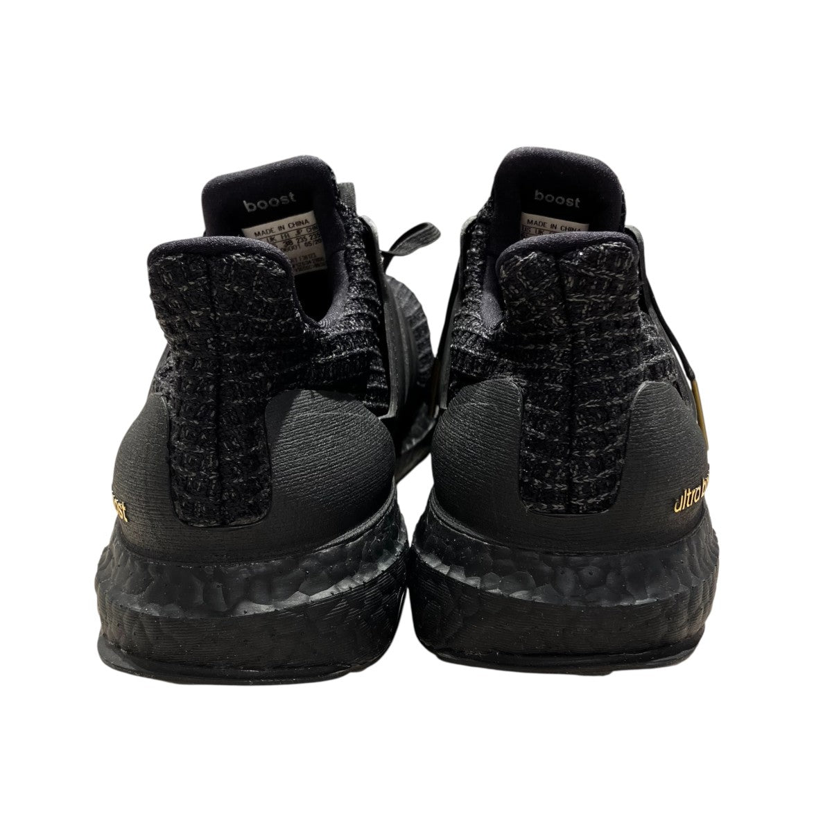 adidas UltraBoost 4．0 Triple Black GoldスニーカーF36123 古着・中古-4枚目のアイテム画像