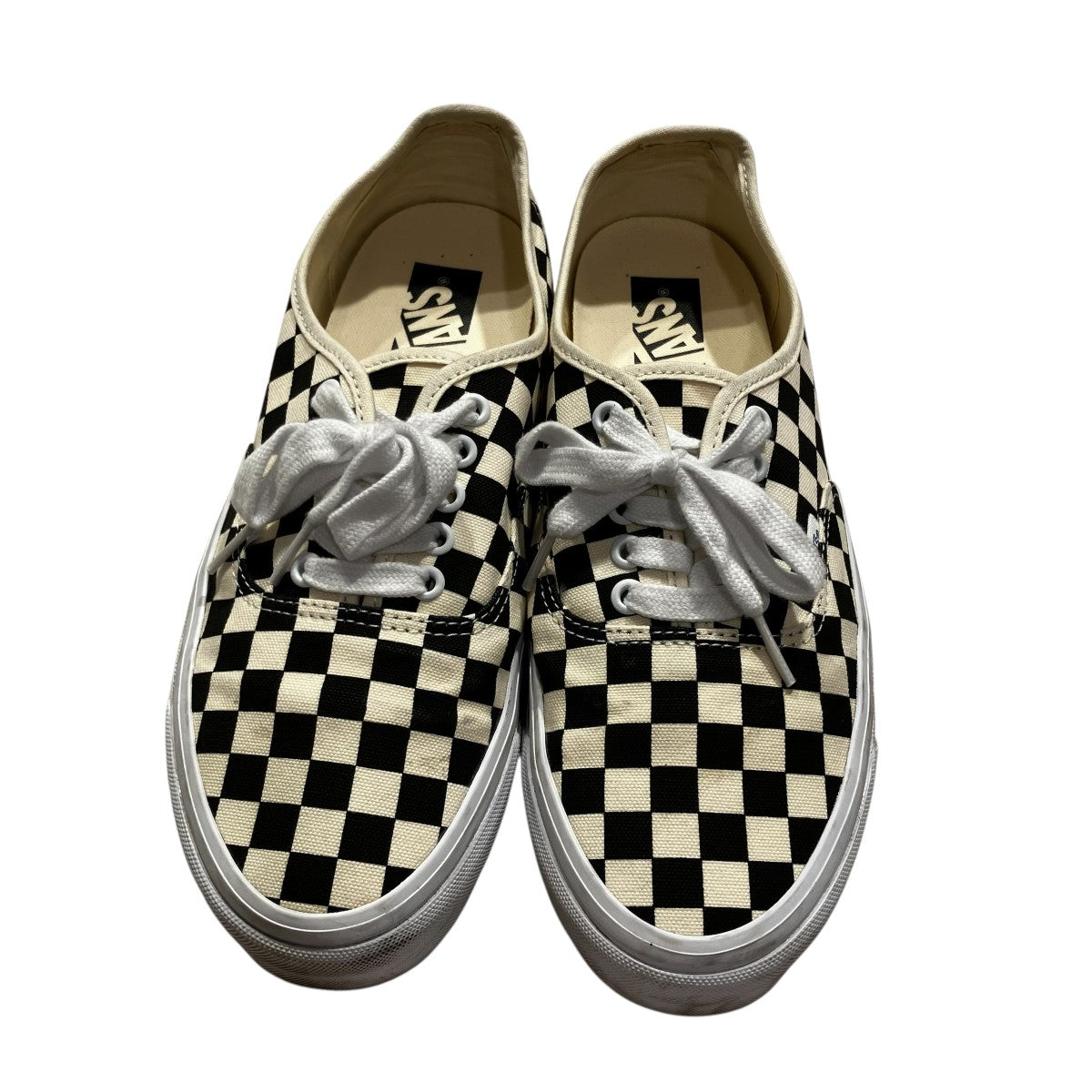 VANS AUTHENTICチェッカー柄オーセンティックスニーカー507452 古着・中古-2枚目のアイテム画像