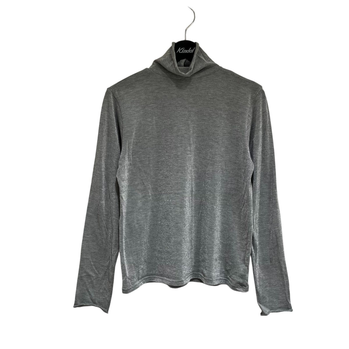 COTTON SILK CREW NECK LONG SLEEVE TOPタートルネックカットソー8612-241-0378
