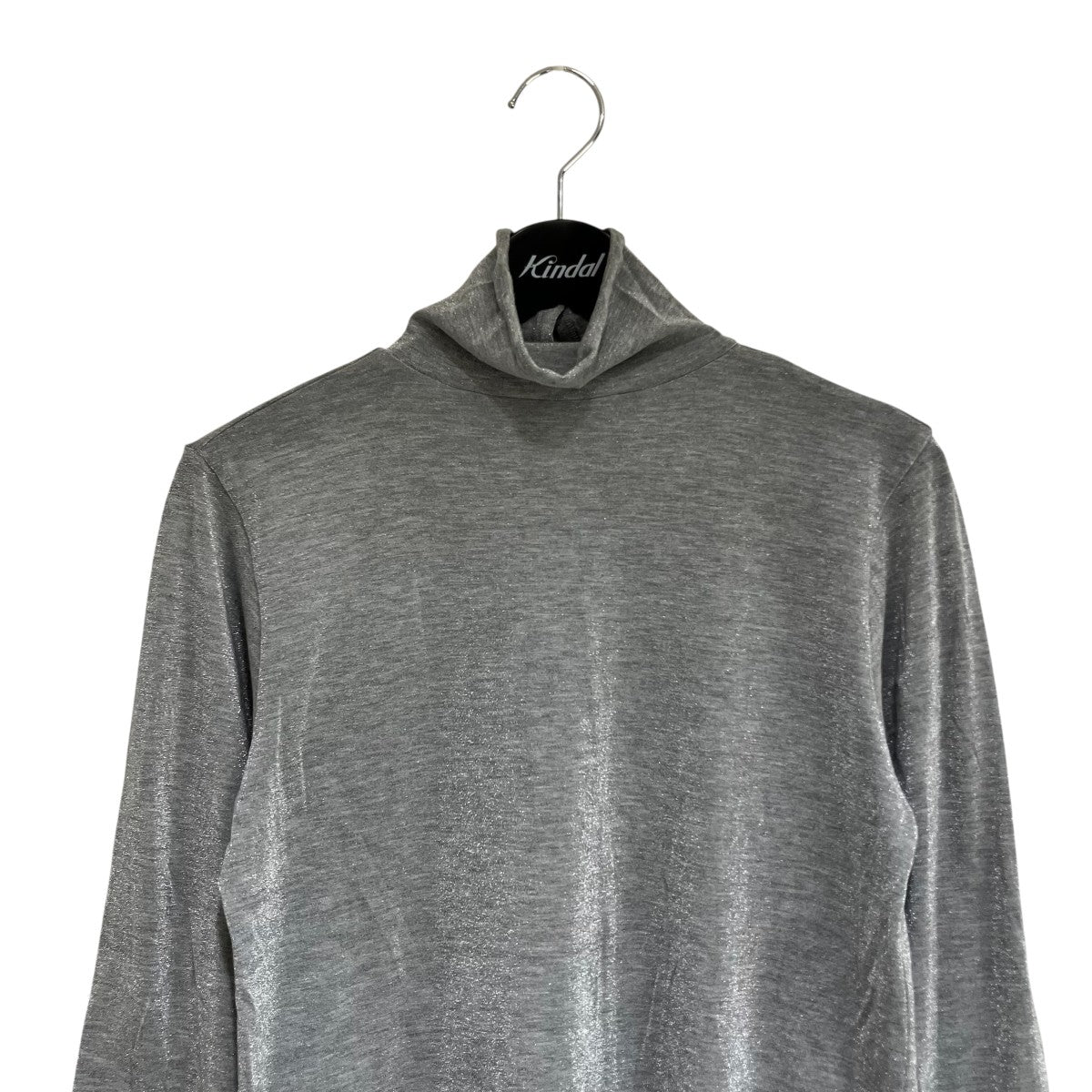 COTTON SILK CREW NECK LONG SLEEVE TOPタートルネックカットソー8612-241-0378