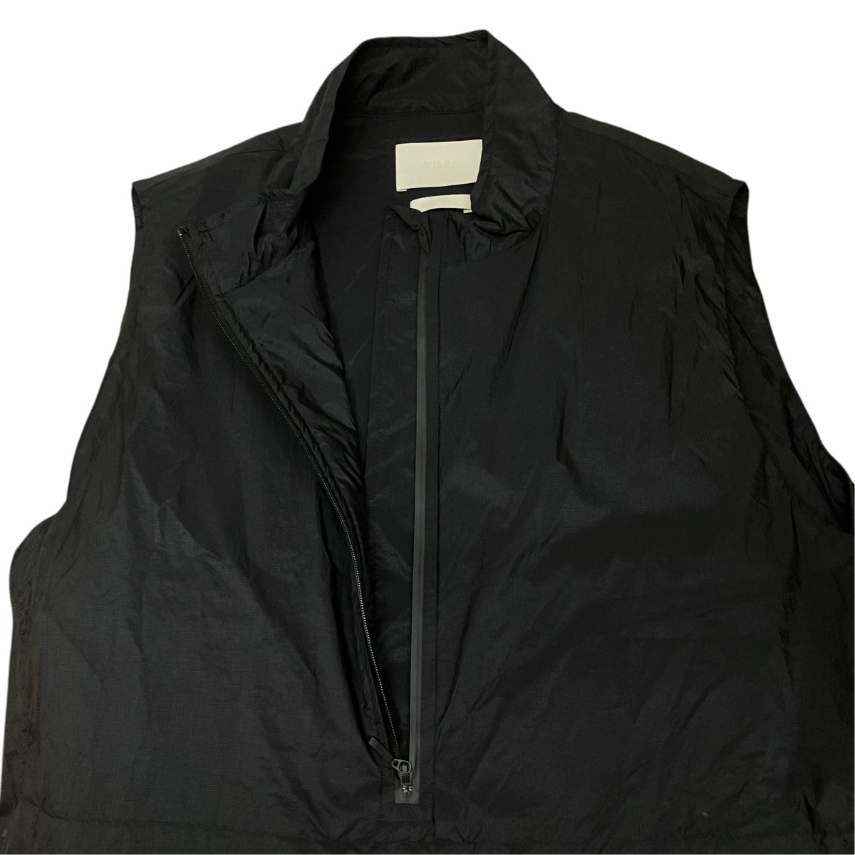 YOKE PADDED NYLON PULLOVER VESTパデッドベスト 古着・中古-5枚目のアイテム画像