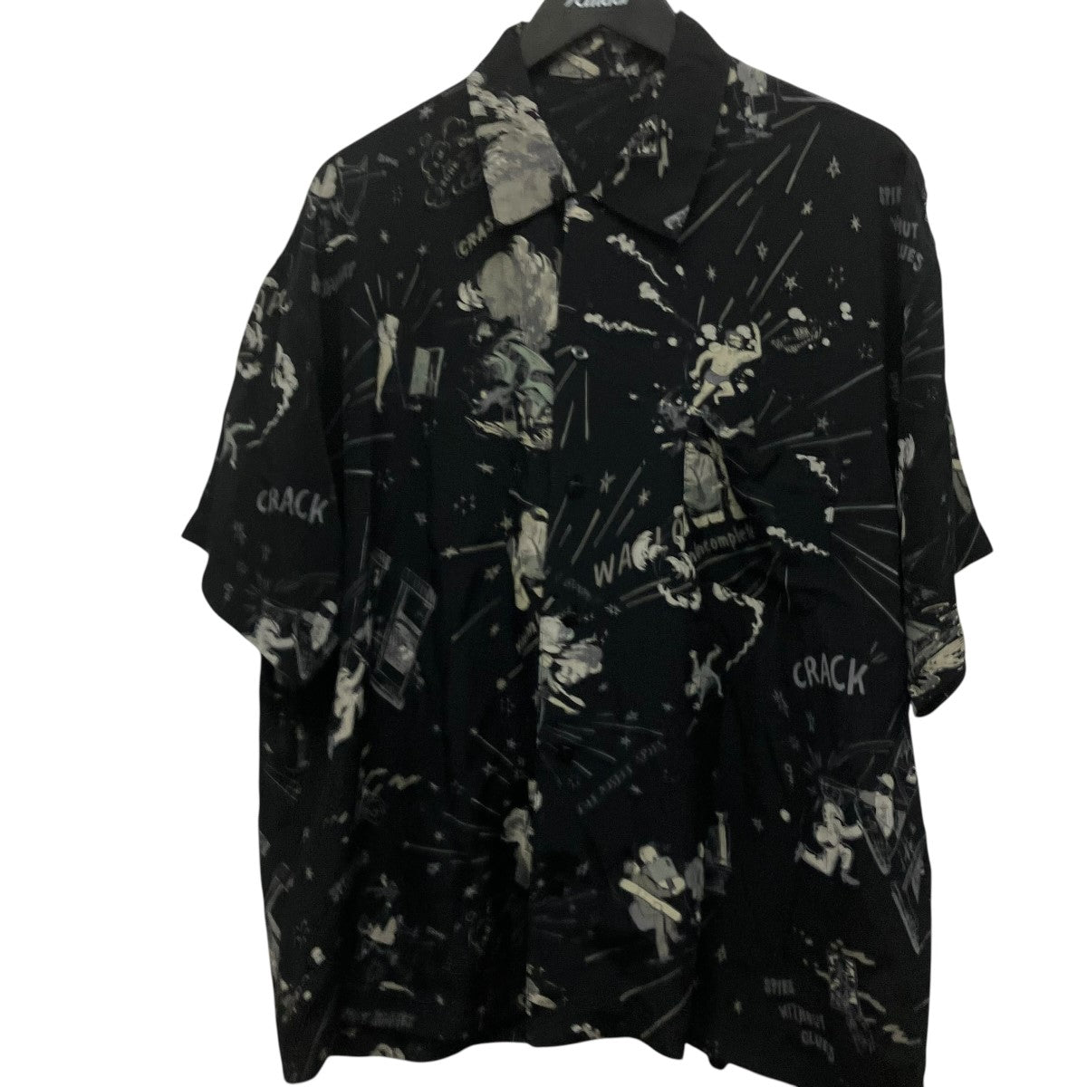 Porter Classic 落ちこぼれスパイシネマ柄半袖シャツ 古着・中古-1枚目のアイテム画像