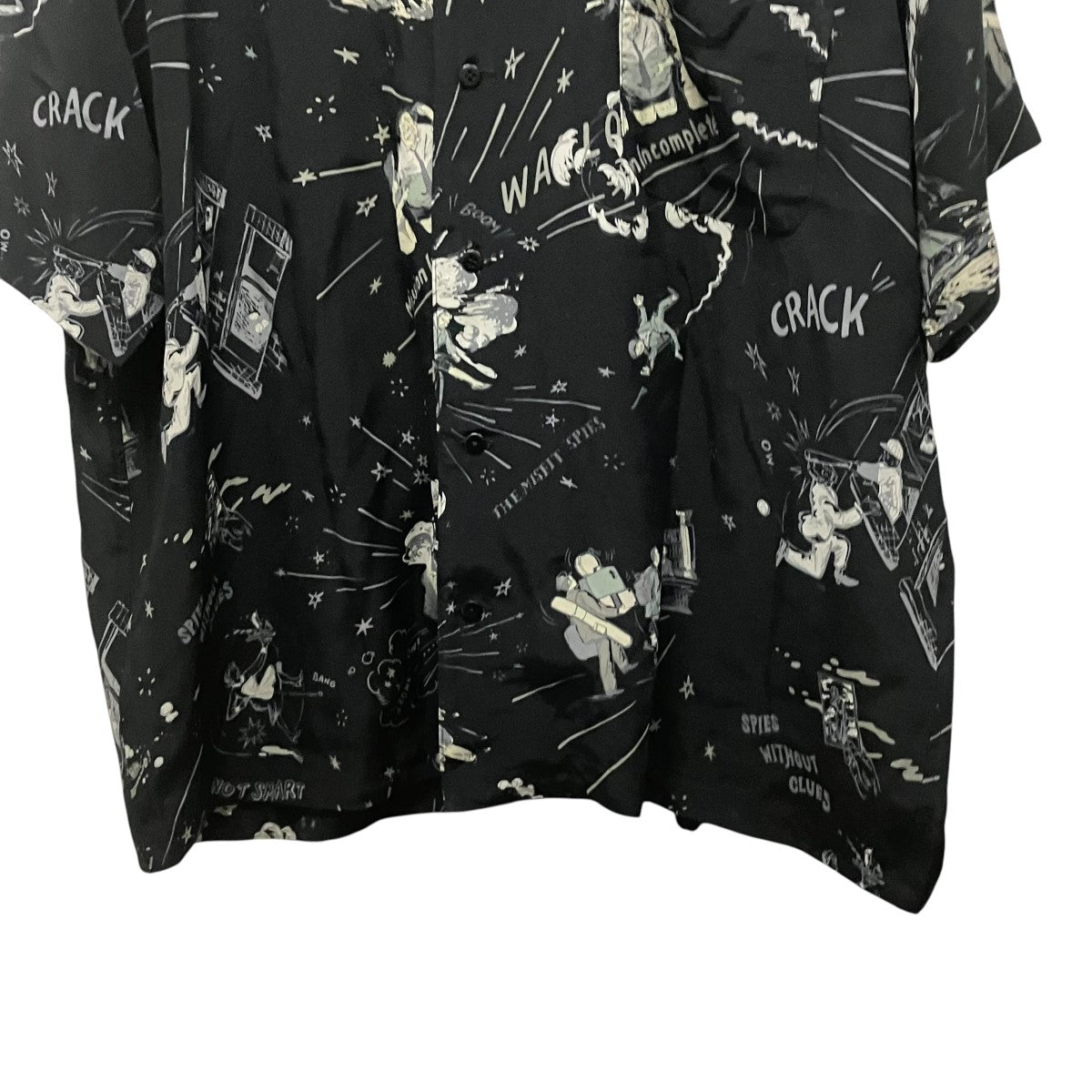 Porter Classic 落ちこぼれスパイシネマ柄半袖シャツ 古着・中古-4枚目のアイテム画像
