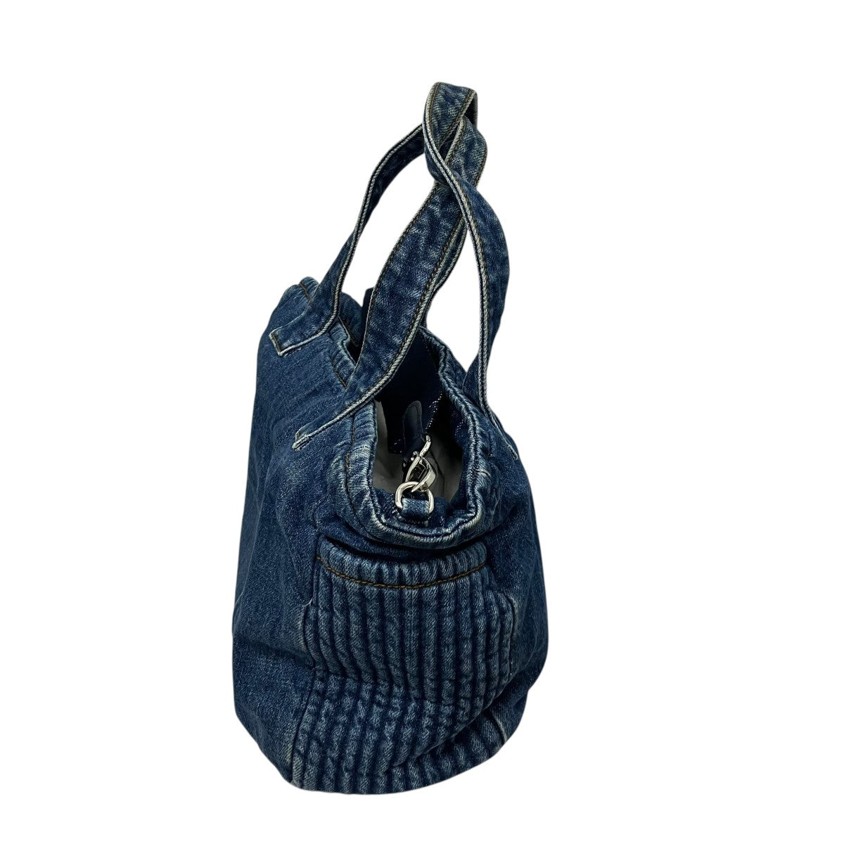 MIU MIU 2WAYデニムショルダートートバッグ5BG236 古着・中古-3枚目のアイテム画像