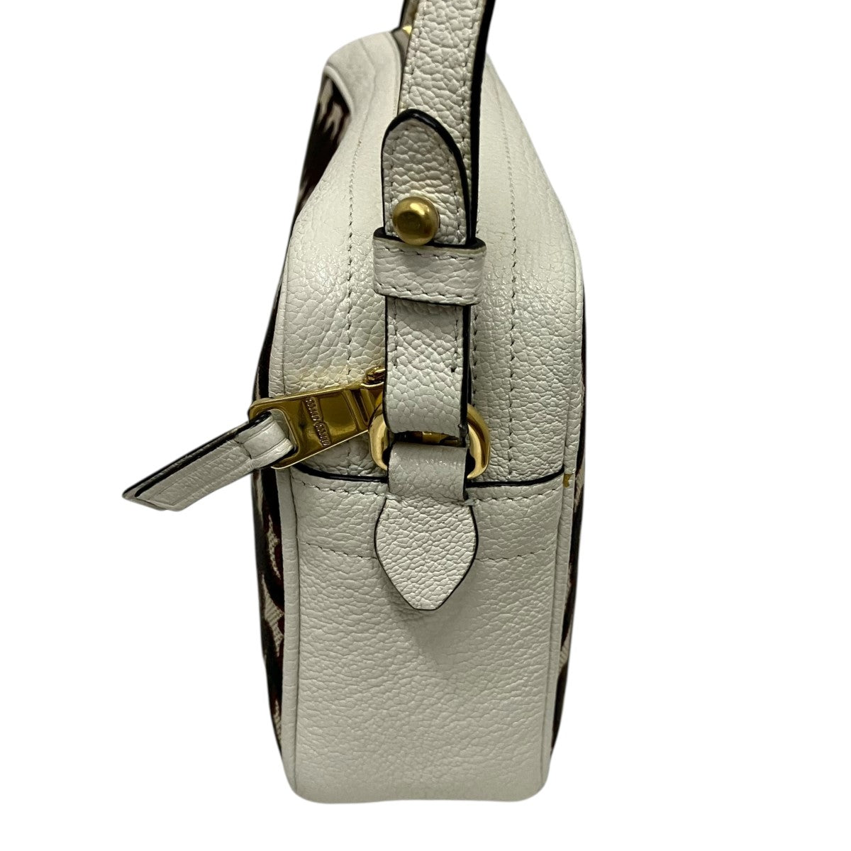 MIU MIU ロゴモノグラムショルダーバッグ5BH116 古着・中古-3枚目のアイテム画像