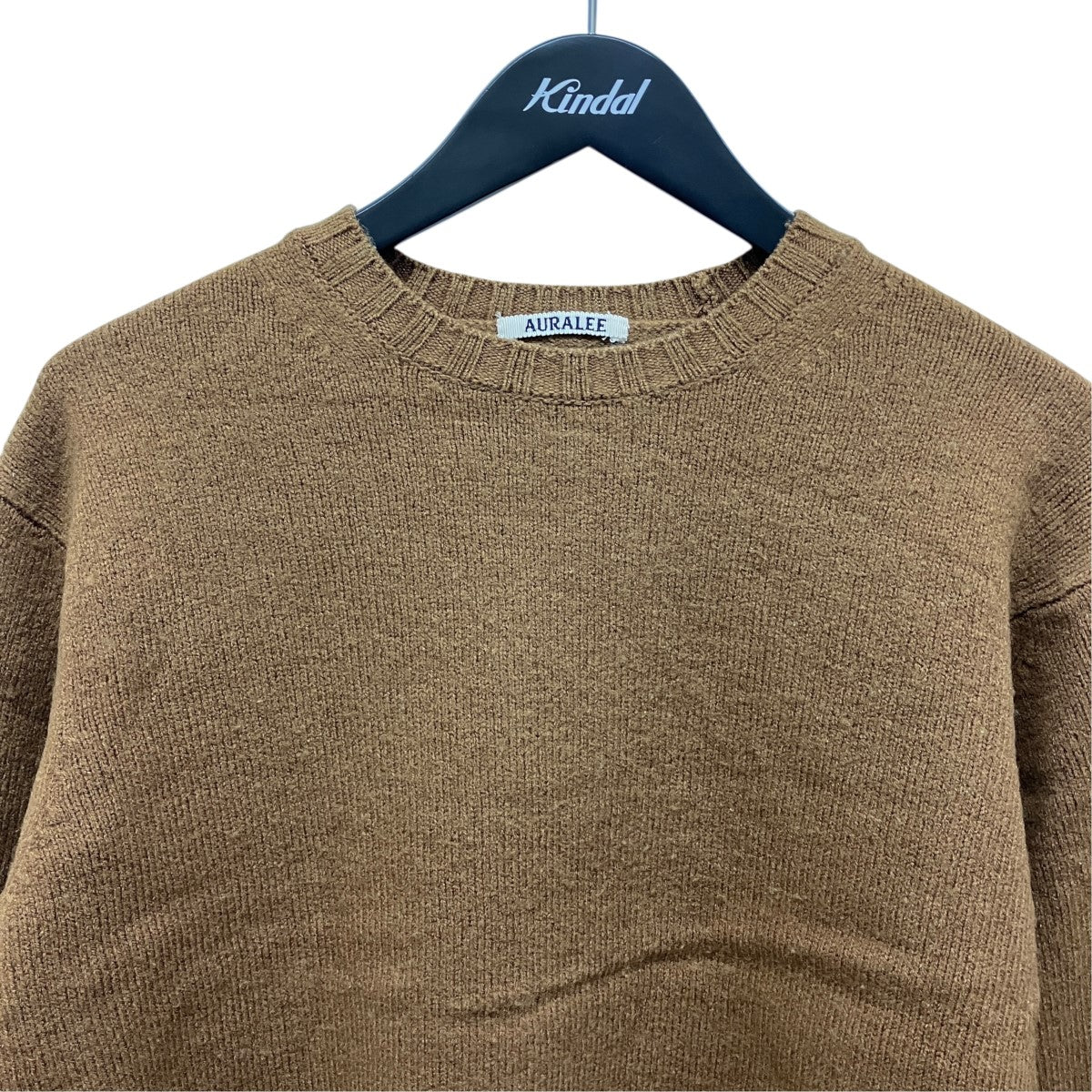 AURALEE 23AWWASHED FRENCH MERINO KNIT P OウールニットA23AP01SW 古着・中古-3枚目のアイテム画像