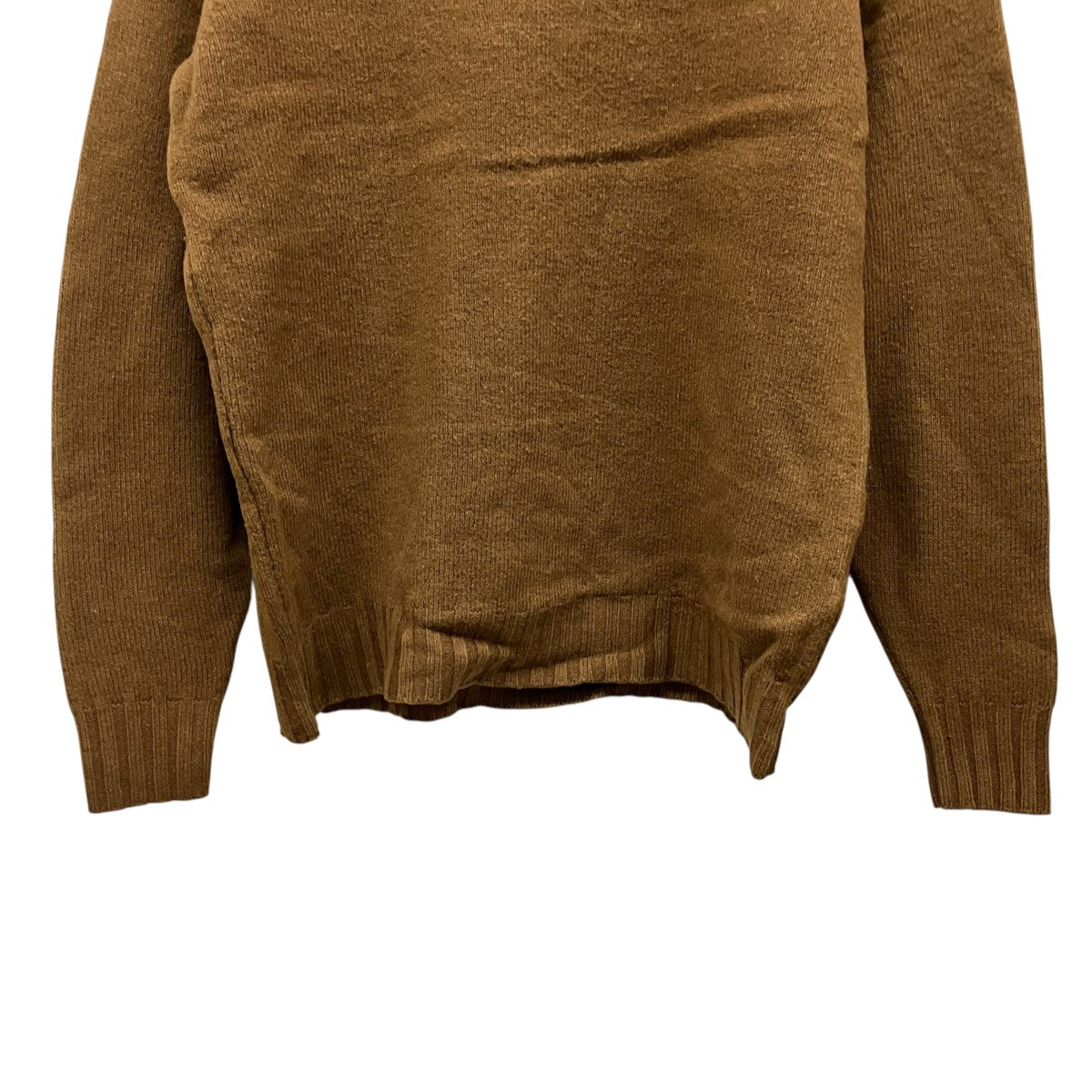 AURALEE 23AWWASHED FRENCH MERINO KNIT P OウールニットA23AP01SW 古着・中古-4枚目のアイテム画像
