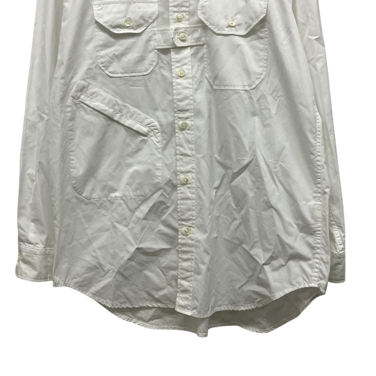 Engineered Garments ノーカラーシャツ 古着・中古-4枚目のアイテム画像