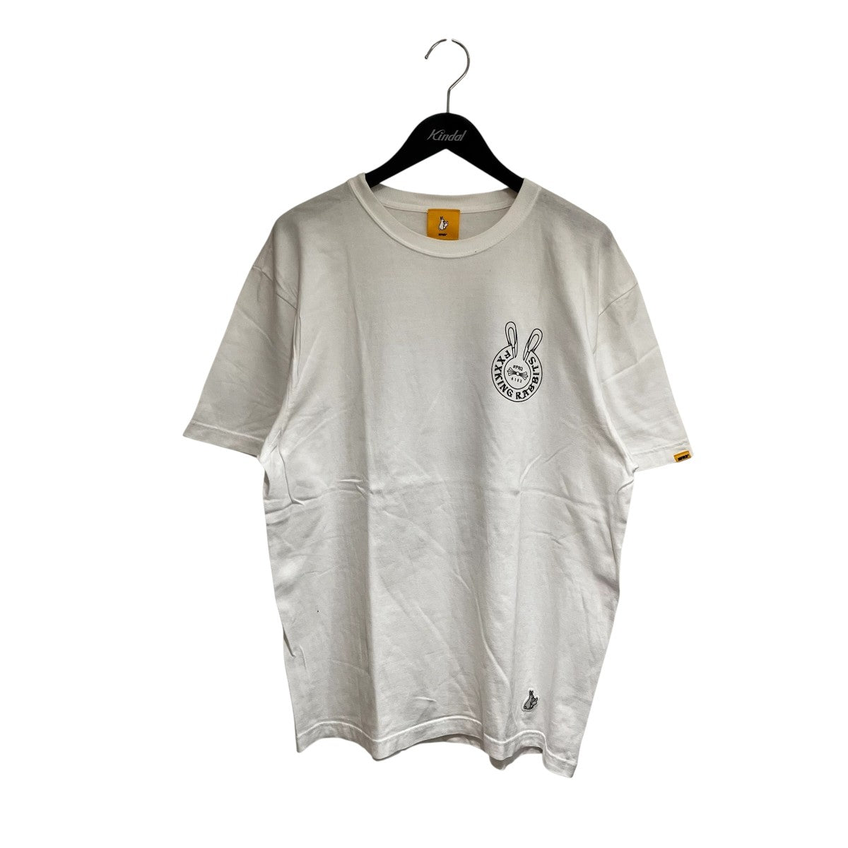 FR2 LOGO FACE OUTLINEプリントTシャツ 古着・中古-1枚目のアイテム画像