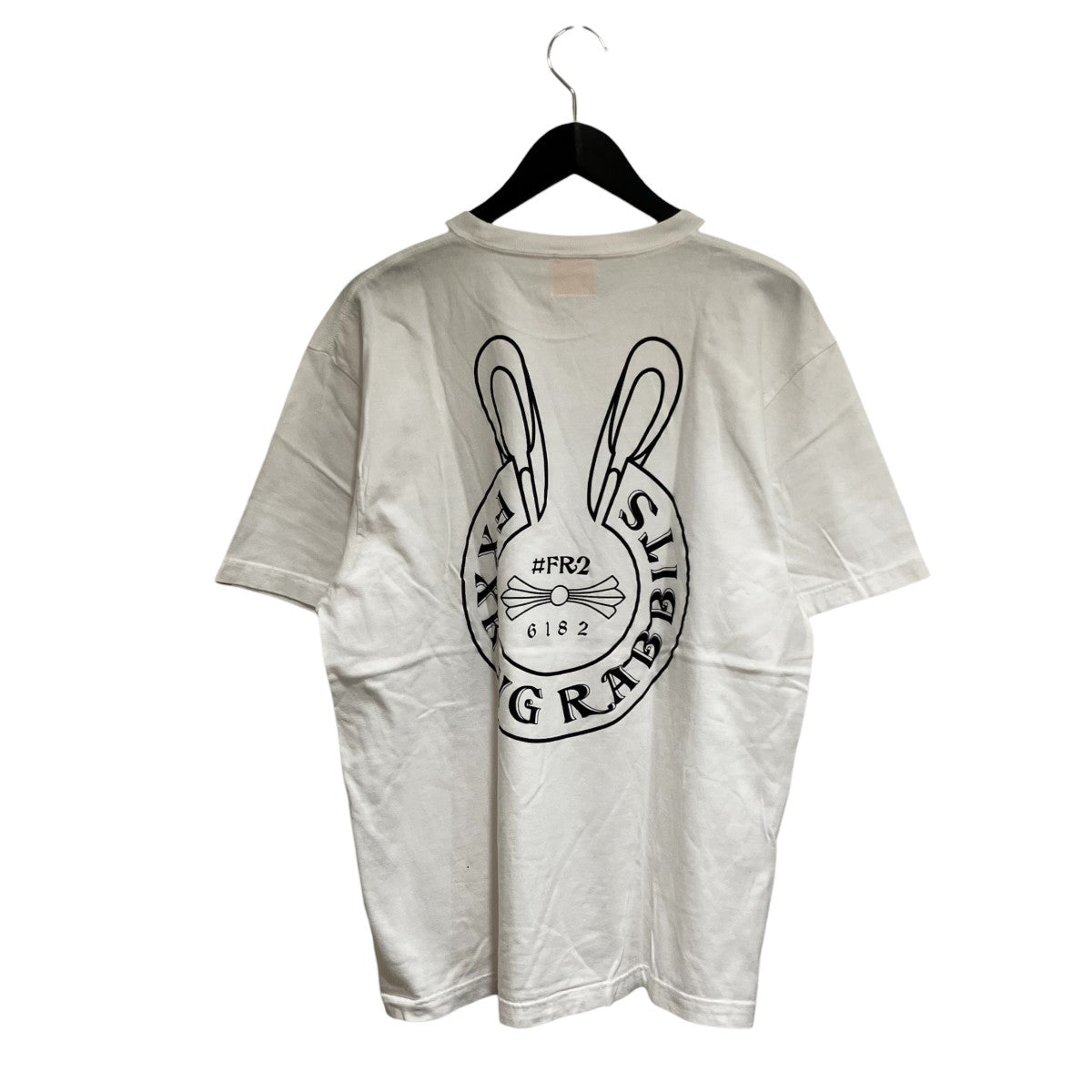 FR2 LOGO FACE OUTLINEプリントTシャツ 古着・中古-2枚目のアイテム画像