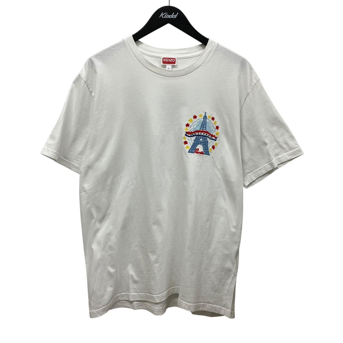 KENZO 刺しゅうTシャツFE55TS2714SG 古着・中古-1枚目のアイテム画像