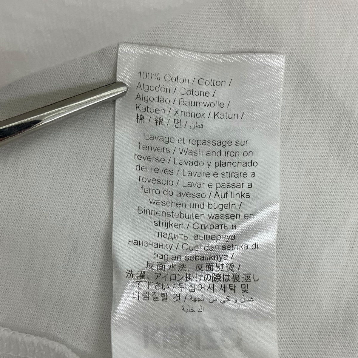 KENZO 刺しゅうTシャツFE55TS2714SG 古着・中古-7枚目のアイテム画像