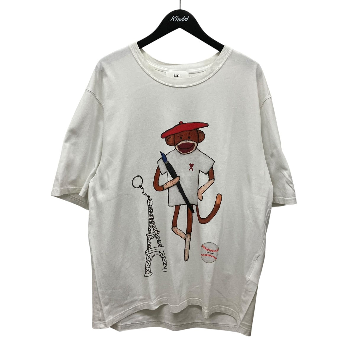 AMI Alexandre Mattiussi×NOVO プリントTシャツSPEUTS053.726 古着・中古-1枚目のアイテム画像