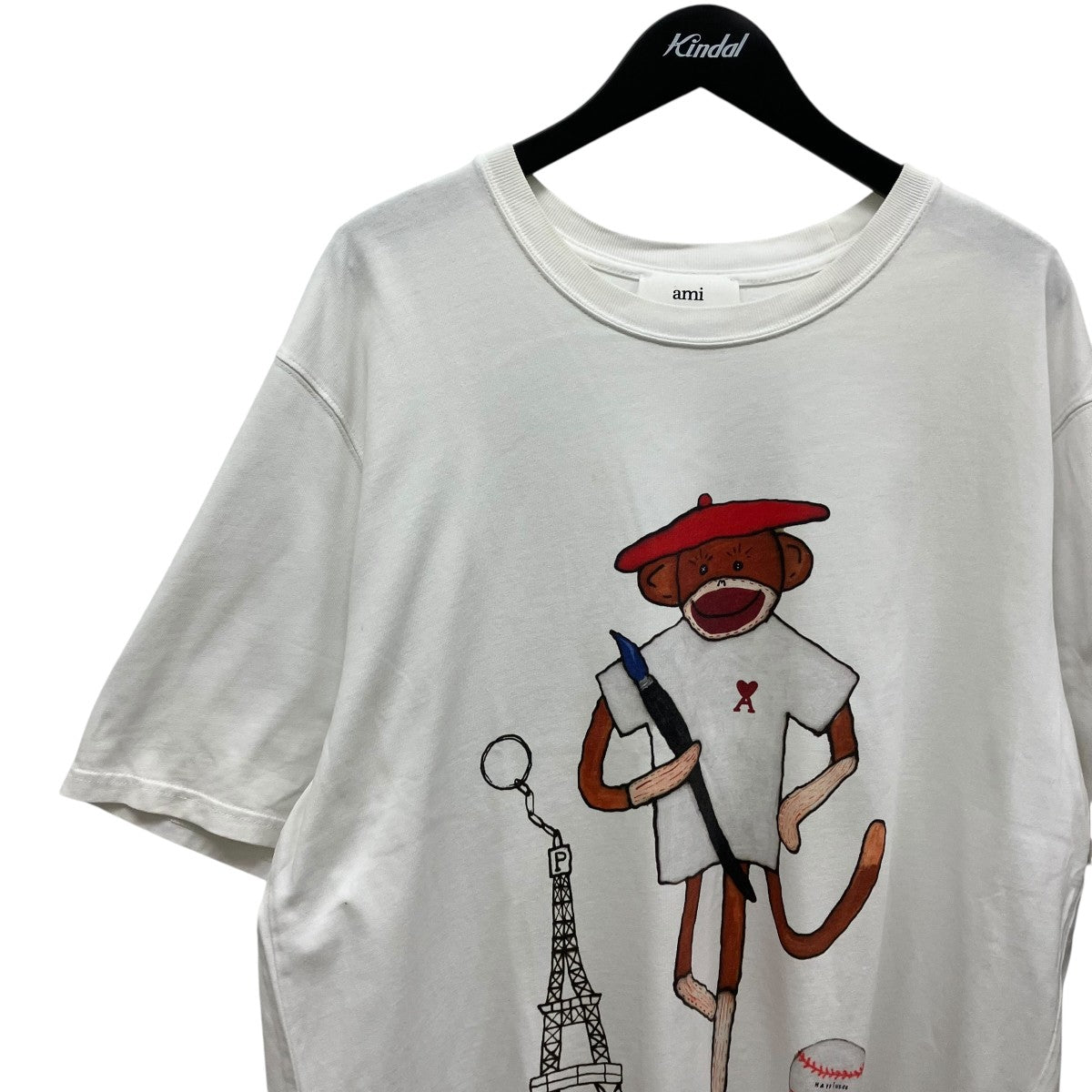 AMI Alexandre Mattiussi×NOVO プリントTシャツSPEUTS053.726 古着・中古-5枚目のアイテム画像