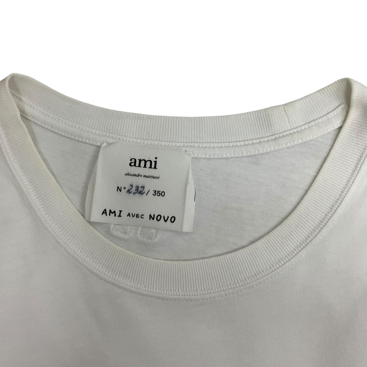 AMI Alexandre Mattiussi×NOVO プリントTシャツSPEUTS053.726 古着・中古-8枚目のアイテム画像