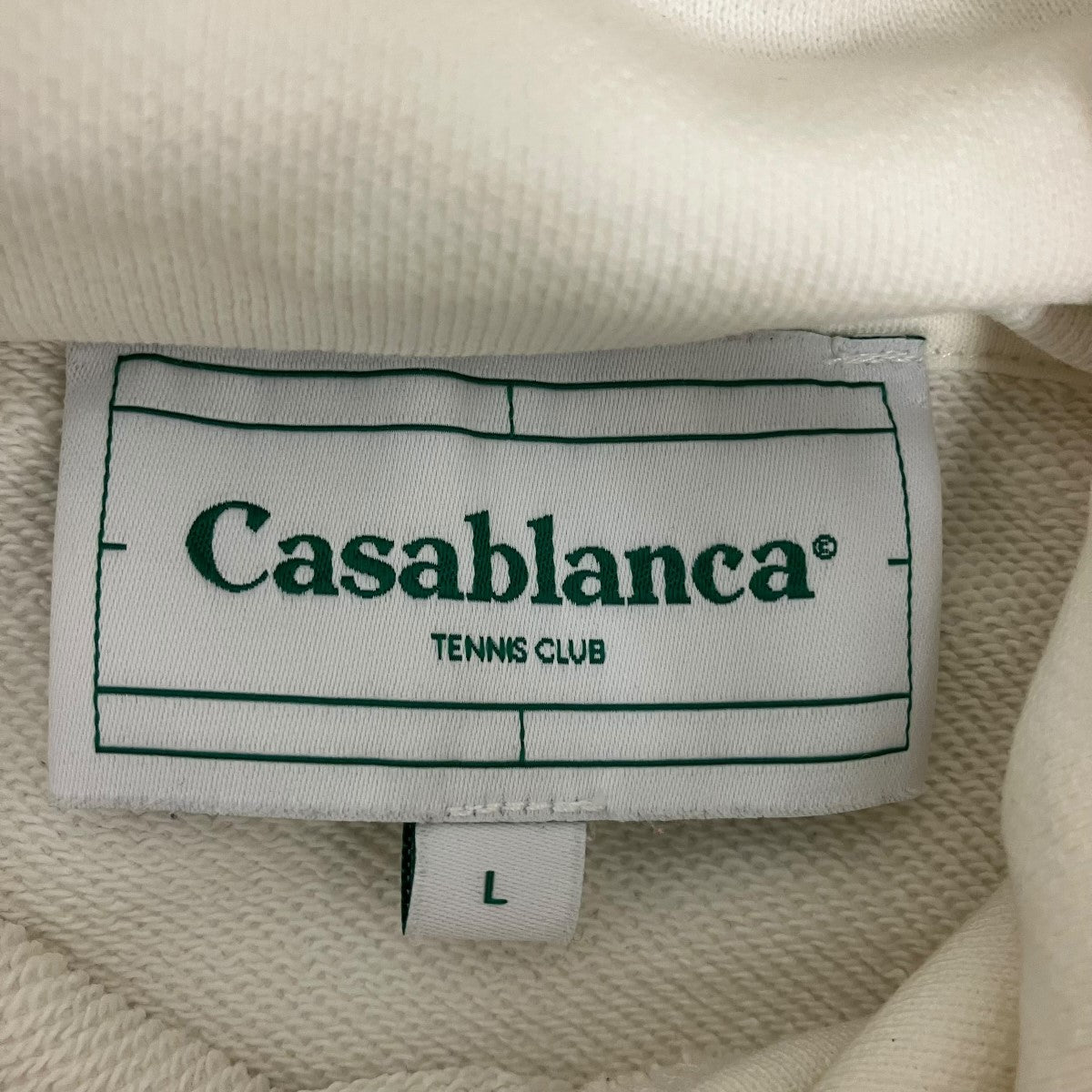 CASABLANCA Tennis Club IconプルオーバーパーカーMS23-JTP-093-01 古着・中古-6枚目のアイテム画像