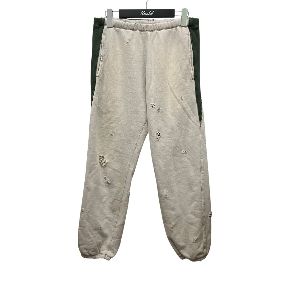 Needles 2-Tone String Sweat Pantダメージ加工スウェットパンツPU293 古着・中古-1枚目のアイテム画像