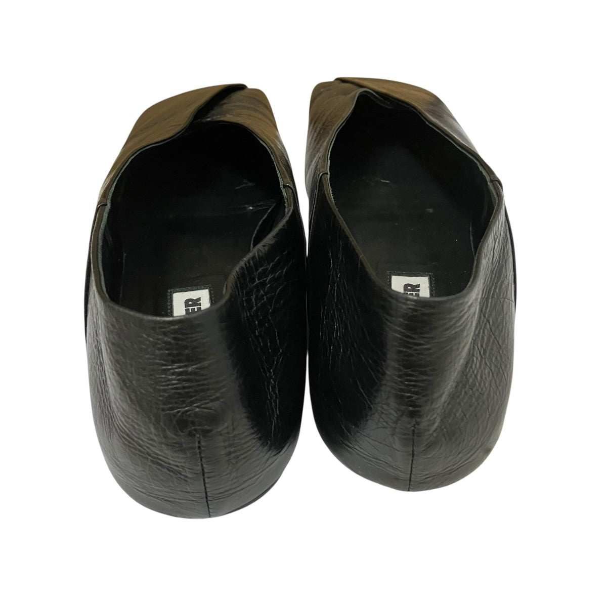 JIL SANDER スクエアトゥフラットシューズ 古着・中古-4枚目のアイテム画像