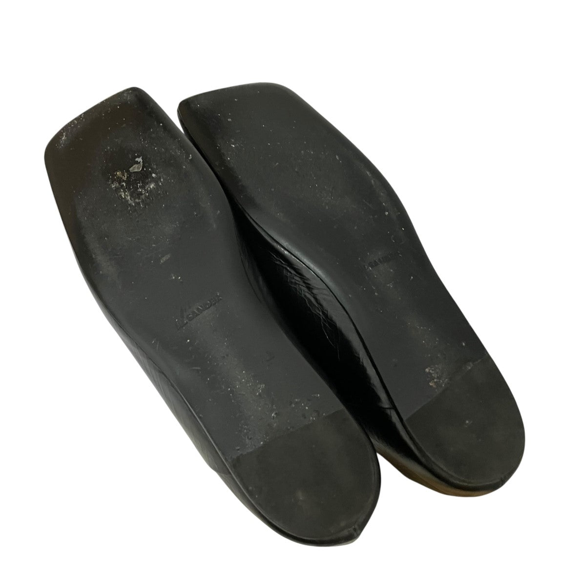 JIL SANDER スクエアトゥフラットシューズ 古着・中古-5枚目のアイテム画像