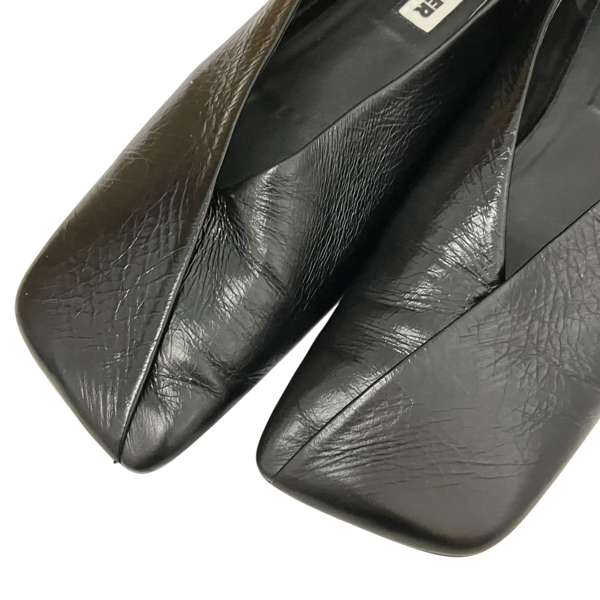 JIL SANDER スクエアトゥフラットシューズ 古着・中古-7枚目のアイテム画像