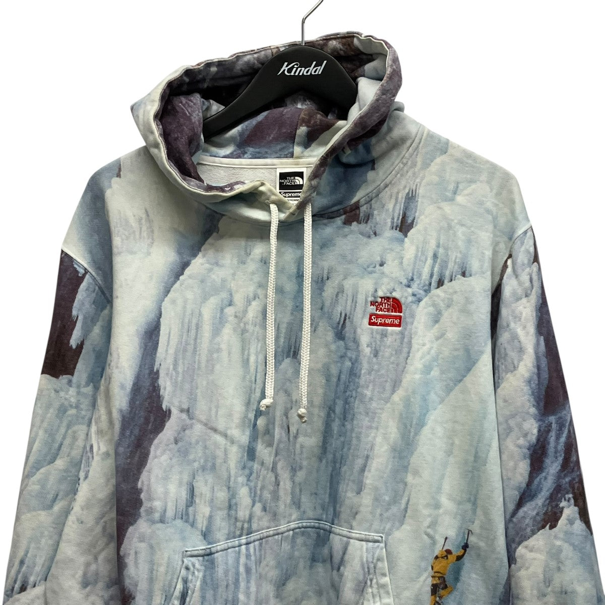 SUPREME×THE NORTH FACE 21AWIce Climb Hooded Sweatshirt総柄プルオーバーパーカーNT12100I 古着・中古-3枚目のアイテム画像