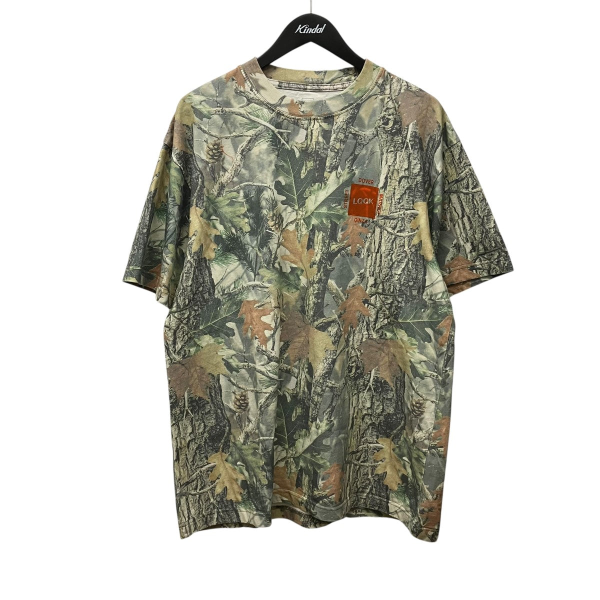 LOOK STUDIO×DOVER STREET MARKET Dsmg Box Logo Camo S S TeeBOXロゴTシャツLQS26DSMG 古着・中古-1枚目のアイテム画像