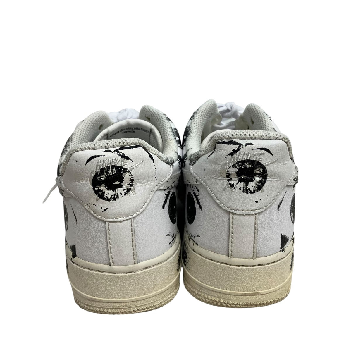 Supreme×COMME des GARCONS SHIRT×NIKE AIR FORCE 1 07 SUPREME CDGローカットスニーカー923044-100 古着・中古-4枚目のアイテム画像