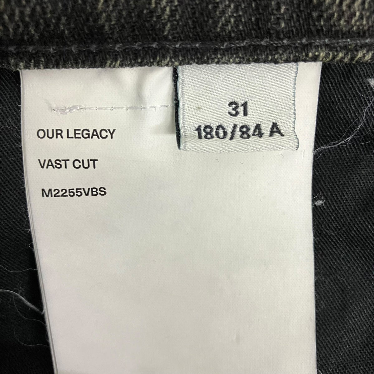 OUR LEGACY VAST CUTデニムパンツM2255VBS 古着・中古-5枚目のアイテム画像