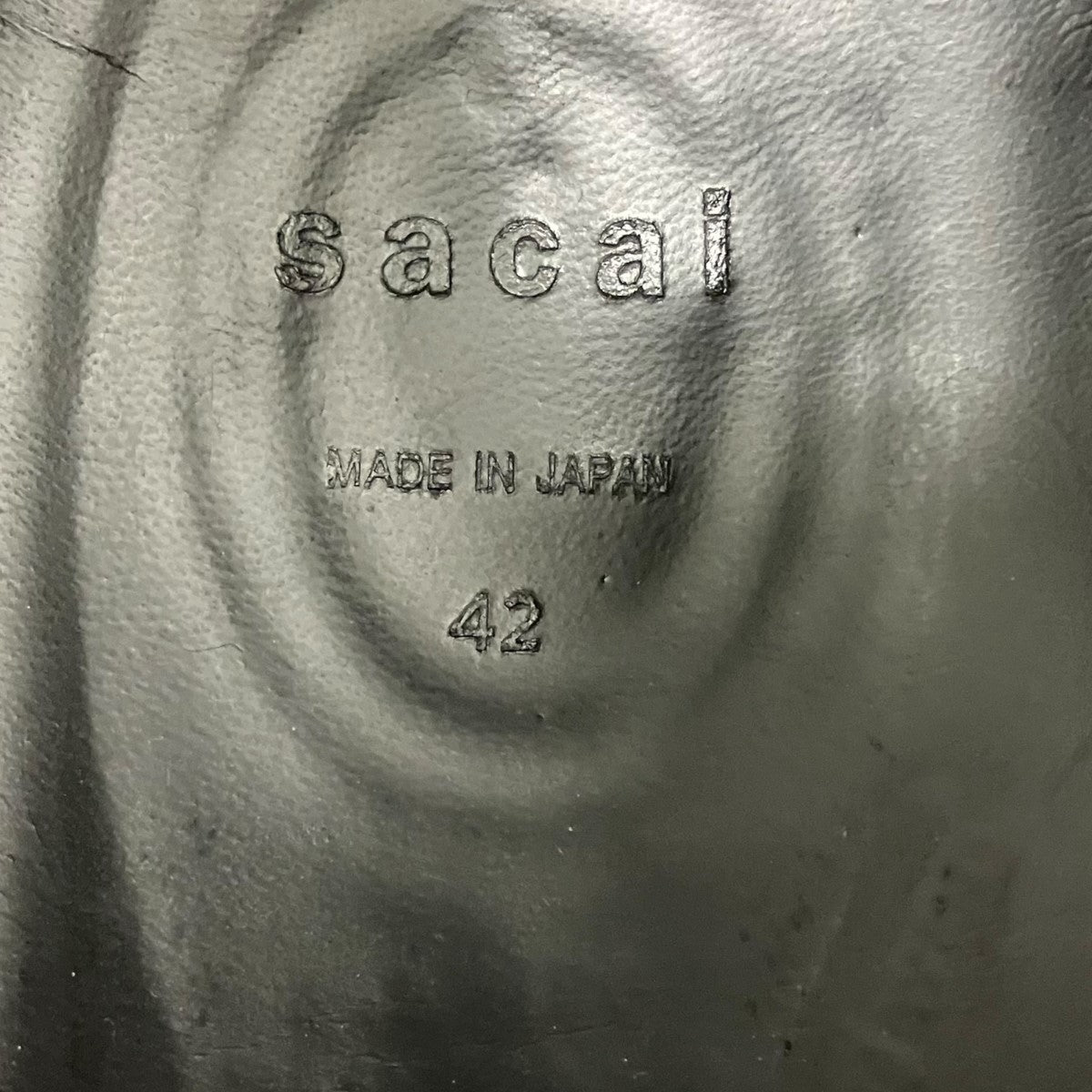 sacai boat deck shoesレザースニーカー 古着・中古-6枚目のアイテム画像