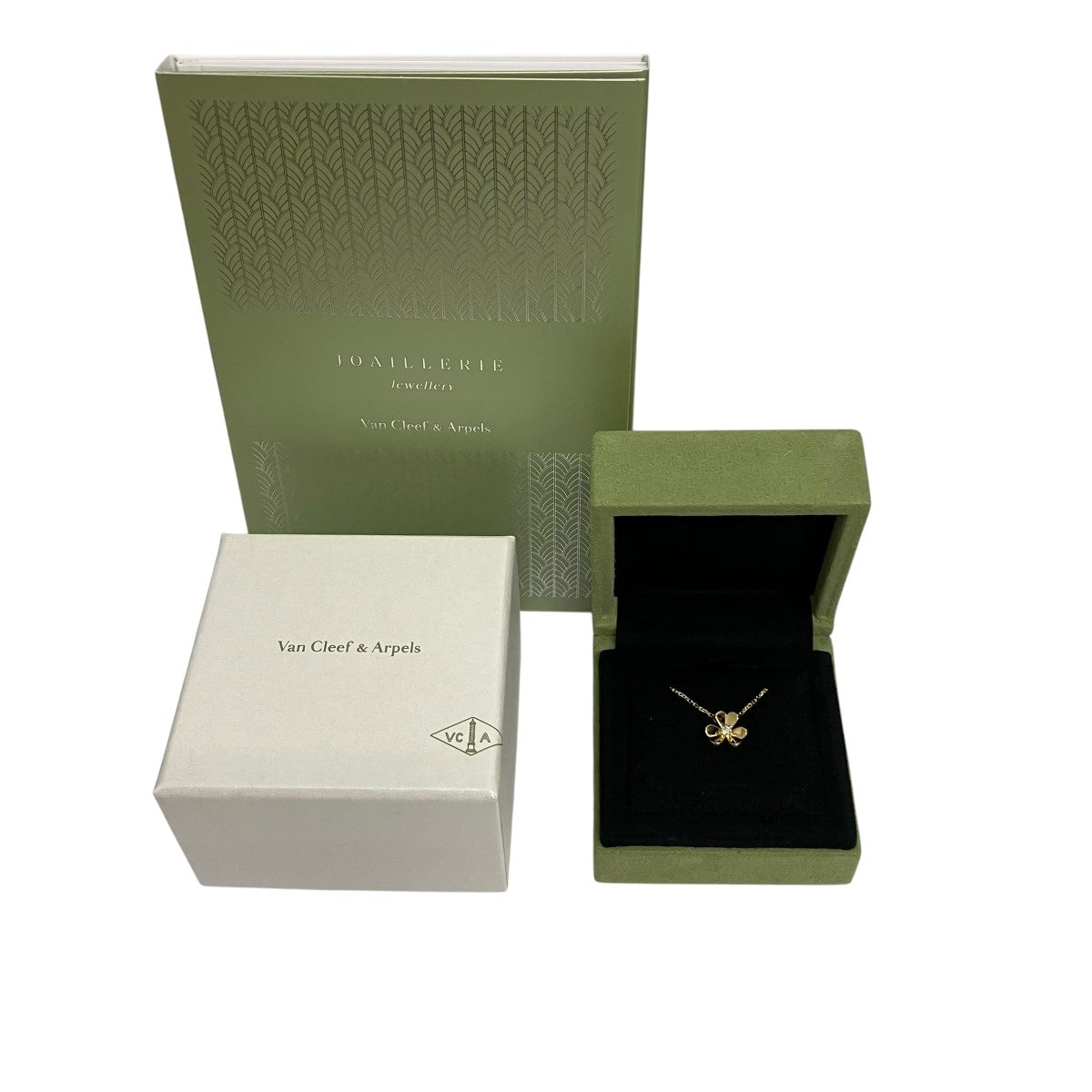 VAN CLEEF ＆ ARPELS フリヴォルミニゴールドダイヤネックレスR1382 古着・中古-1枚目のアイテム画像