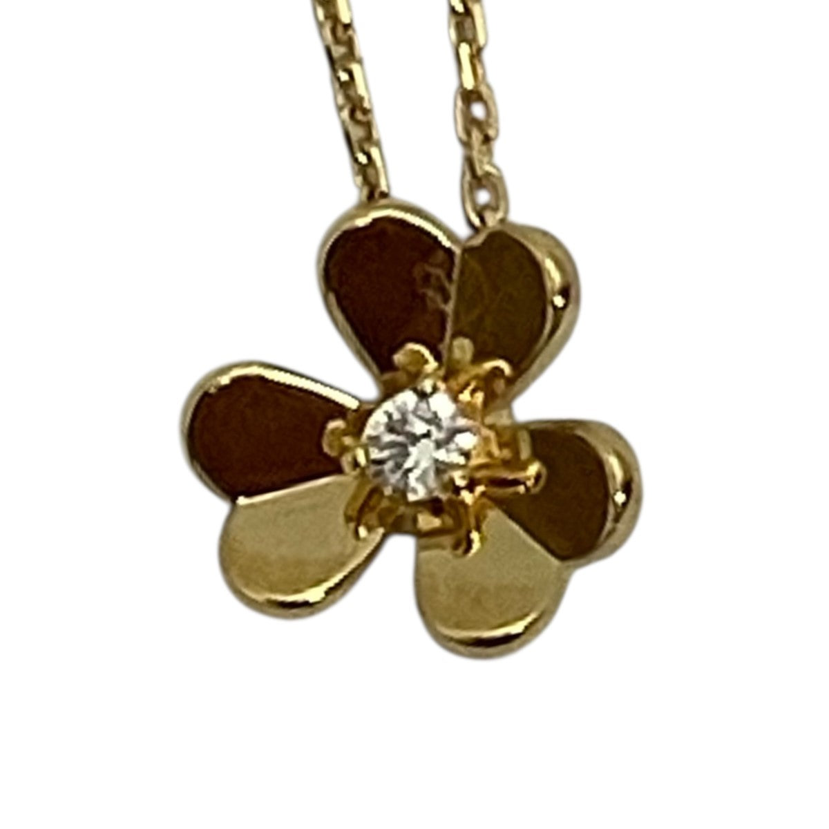 VAN CLEEF ＆ ARPELS フリヴォルミニゴールドダイヤネックレスR1382 古着・中古-4枚目のアイテム画像