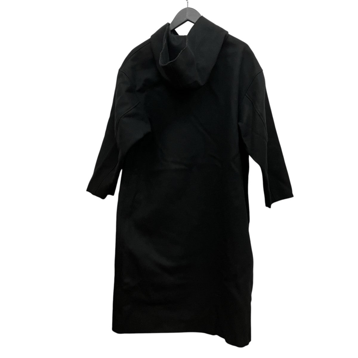 HYKE 25AWMELTON HOODED WORK COATメルトンフーデットワークコート252-17530 古着・中古-2枚目のアイテム画像
