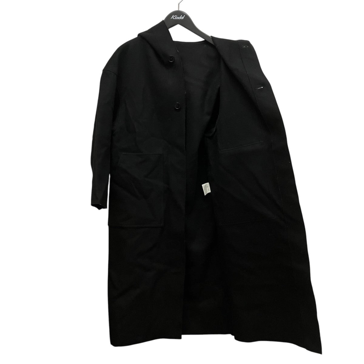 HYKE 25AWMELTON HOODED WORK COATメルトンフーデットワークコート252-17530 古着・中古-5枚目のアイテム画像