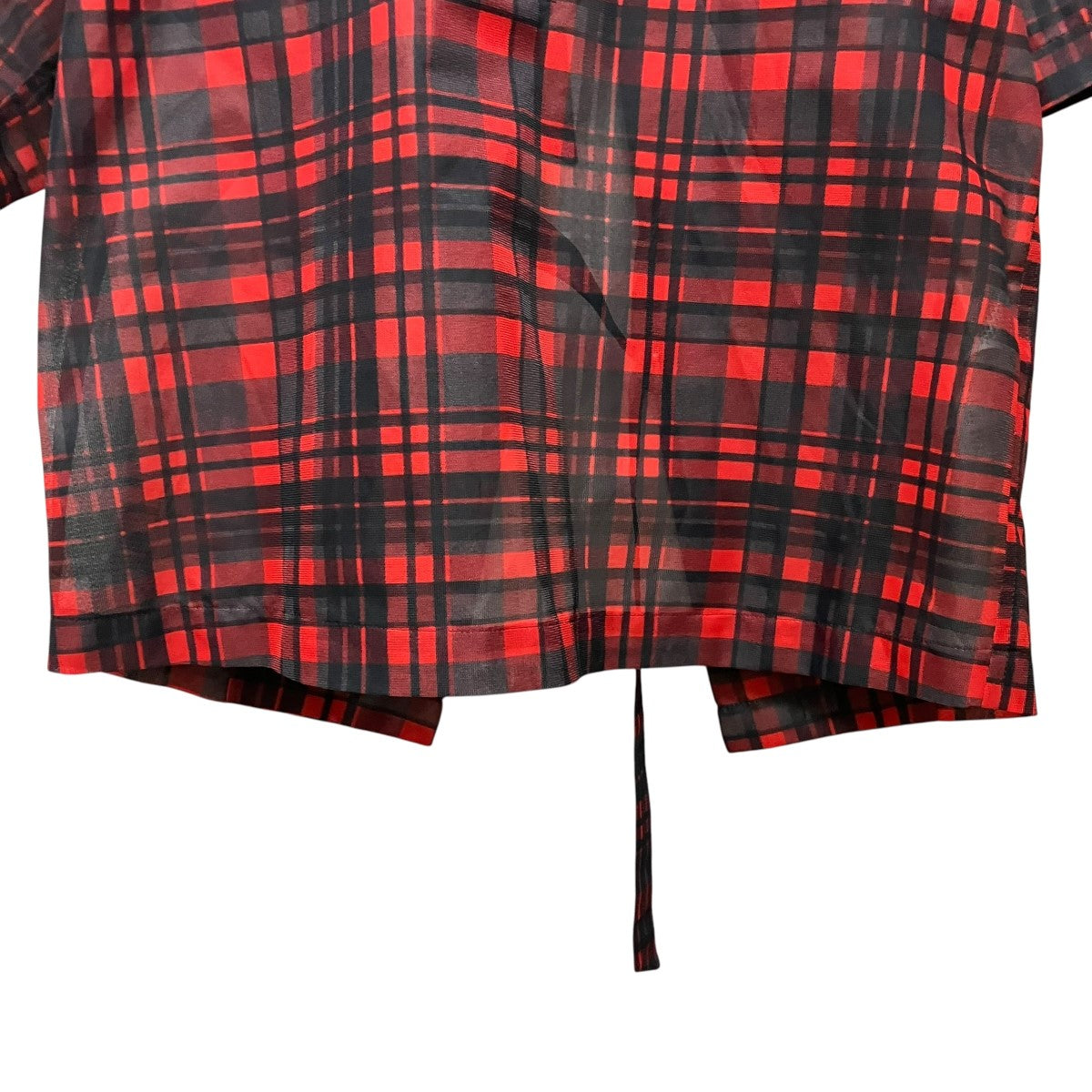 TOGA PULLA Mesh print S S shirtチェックブラウスTP241-FJ220 古着・中古-4枚目のアイテム画像