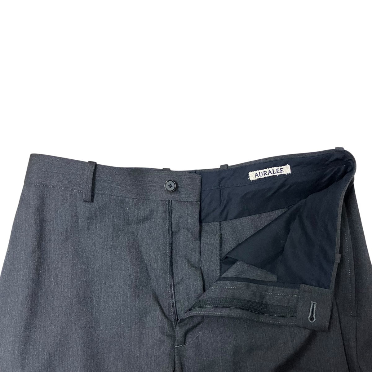 AURALEE WOOL SILK TROPICAL SLACKSウールシルクトロピカルスラックスA20SP02WT 古着・中古-5枚目のアイテム画像