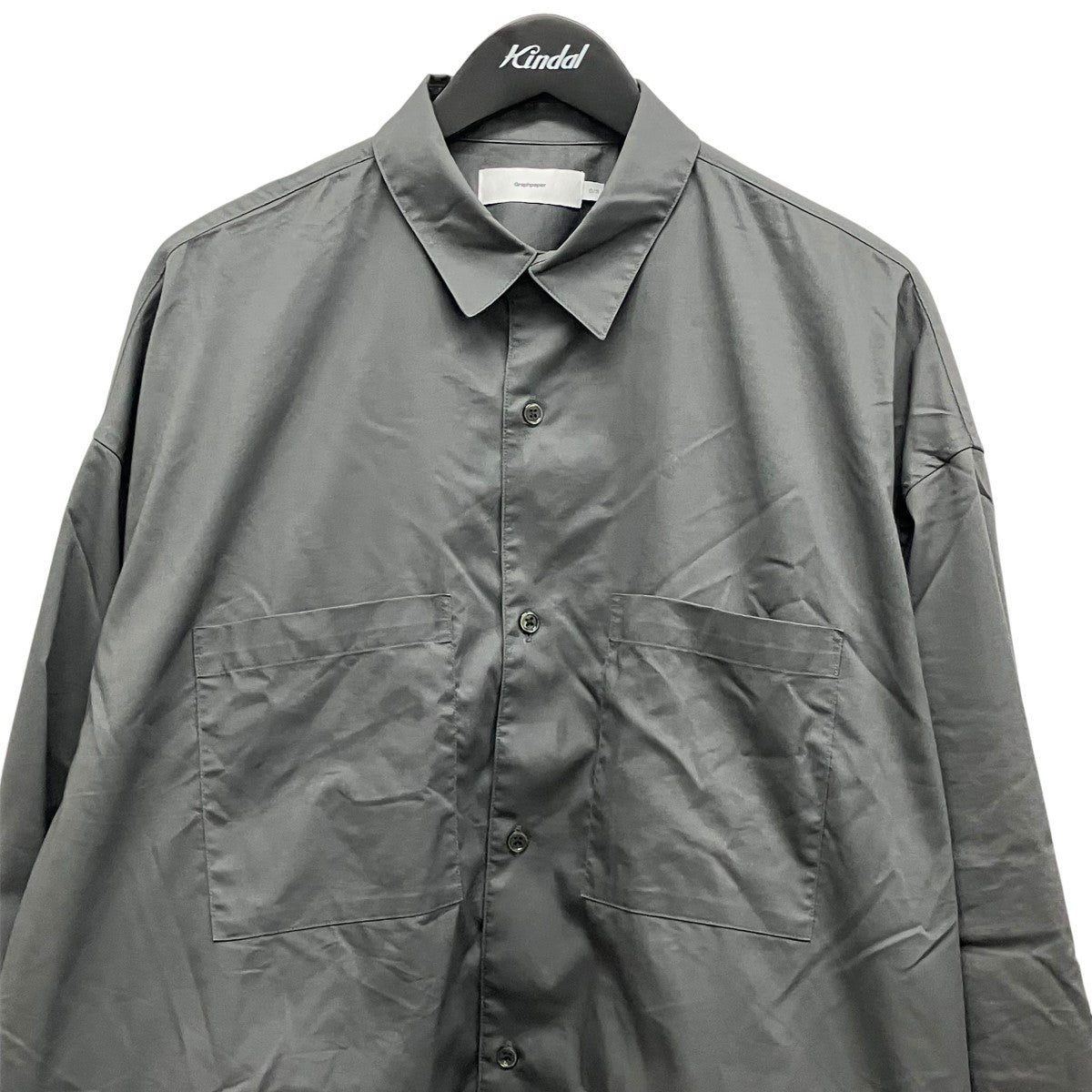 Graphpaper Solotex Twill L SツイルシャツGM242-50013B 古着・中古-3枚目のアイテム画像