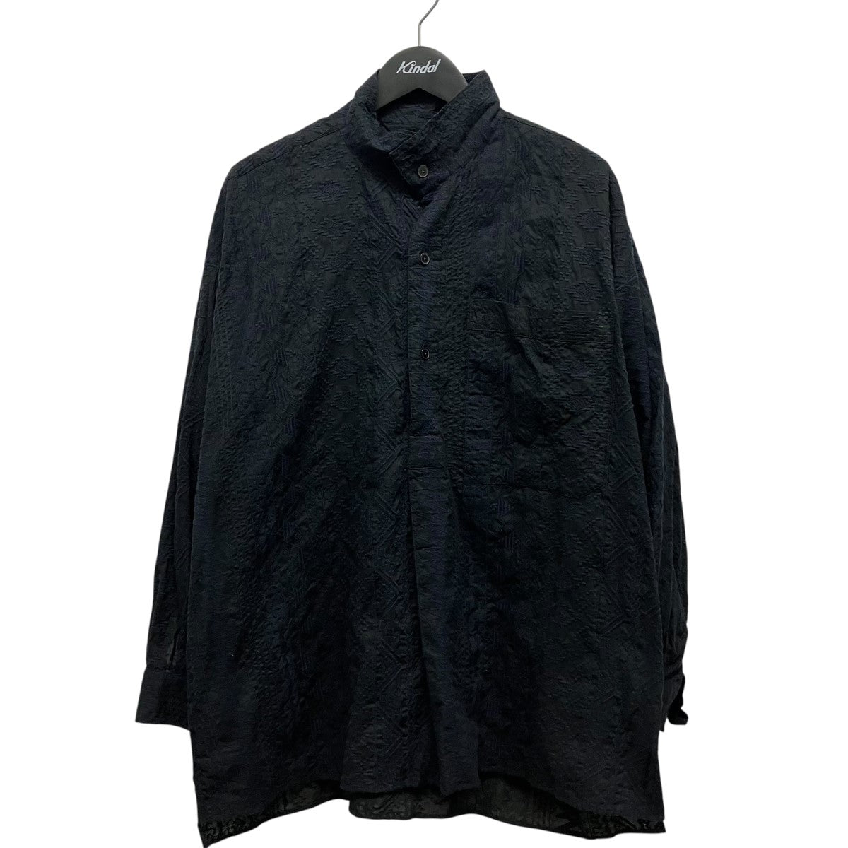 KAPTAIN SUNSHINE Standcollar Smock Embroidery Cotton Light ClothエンブロイダリーシャツKS25SSH20 古着・中古-1枚目のアイテム画像