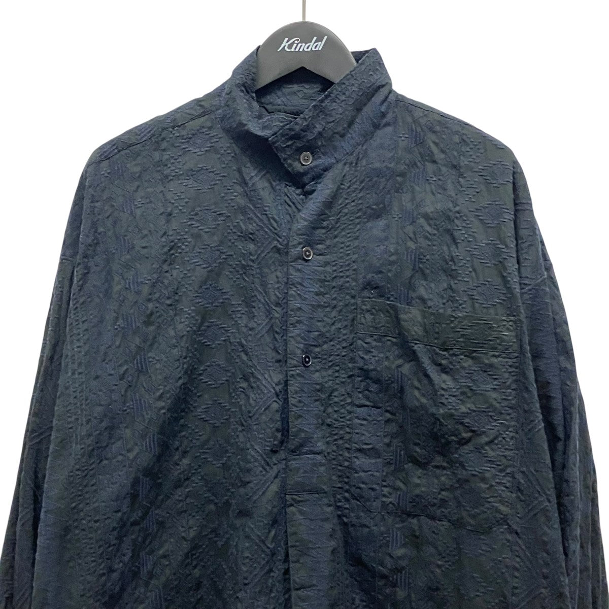 KAPTAIN SUNSHINE Standcollar Smock Embroidery Cotton Light ClothエンブロイダリーシャツKS25SSH20 古着・中古-3枚目のアイテム画像