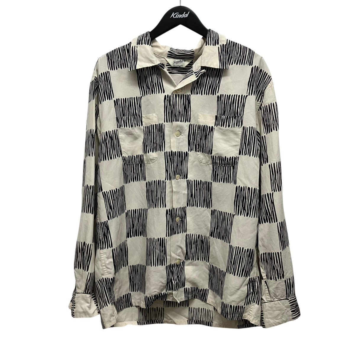 TENDERLOIN T-CHECKER SHTチェッカー柄レーヨンシャツ 古着・中古-1枚目のアイテム画像