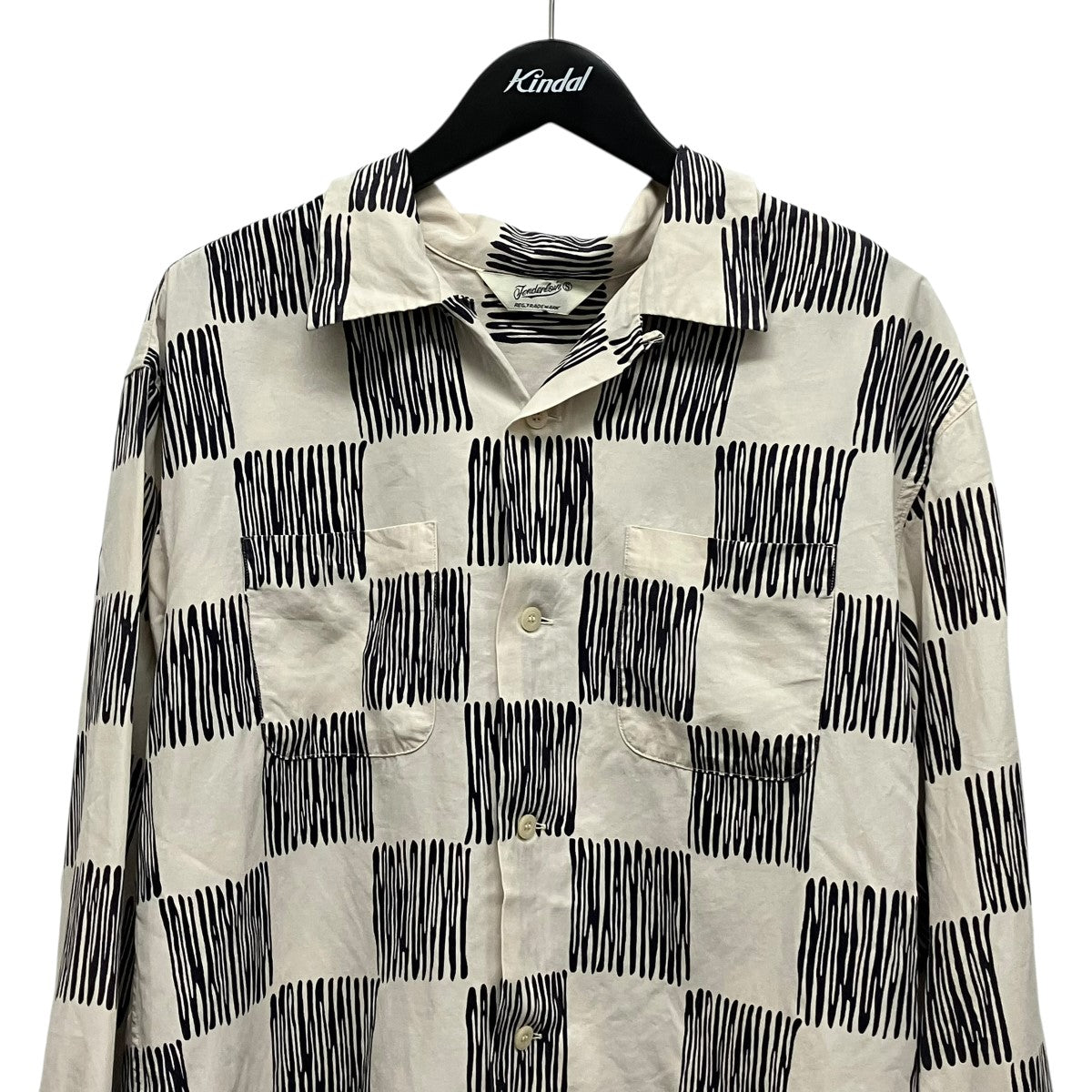 TENDERLOIN T-CHECKER SHTチェッカー柄レーヨンシャツ 古着・中古-3枚目のアイテム画像