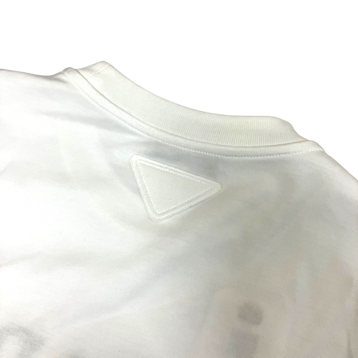 PRADA スパンコールロゴTシャツ35838R 古着・中古-4枚目のアイテム画像
